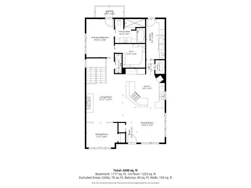 Main level floor plan