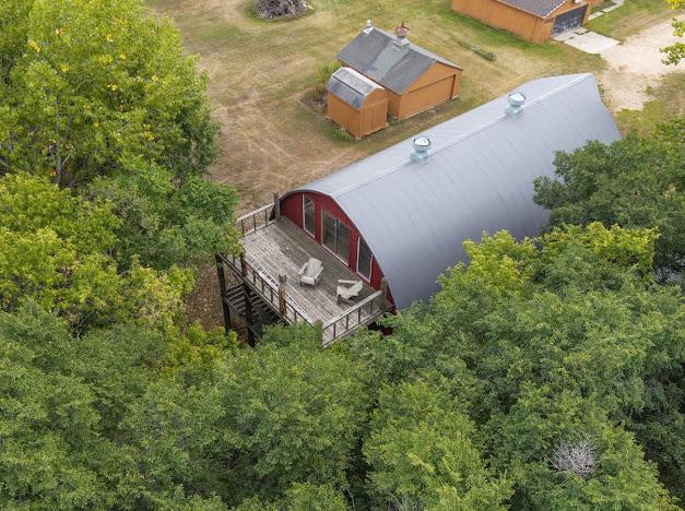 Deck on Barn
