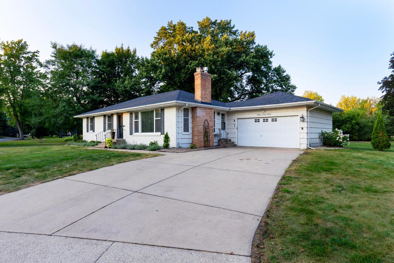 2 stall garage and concrete driveway