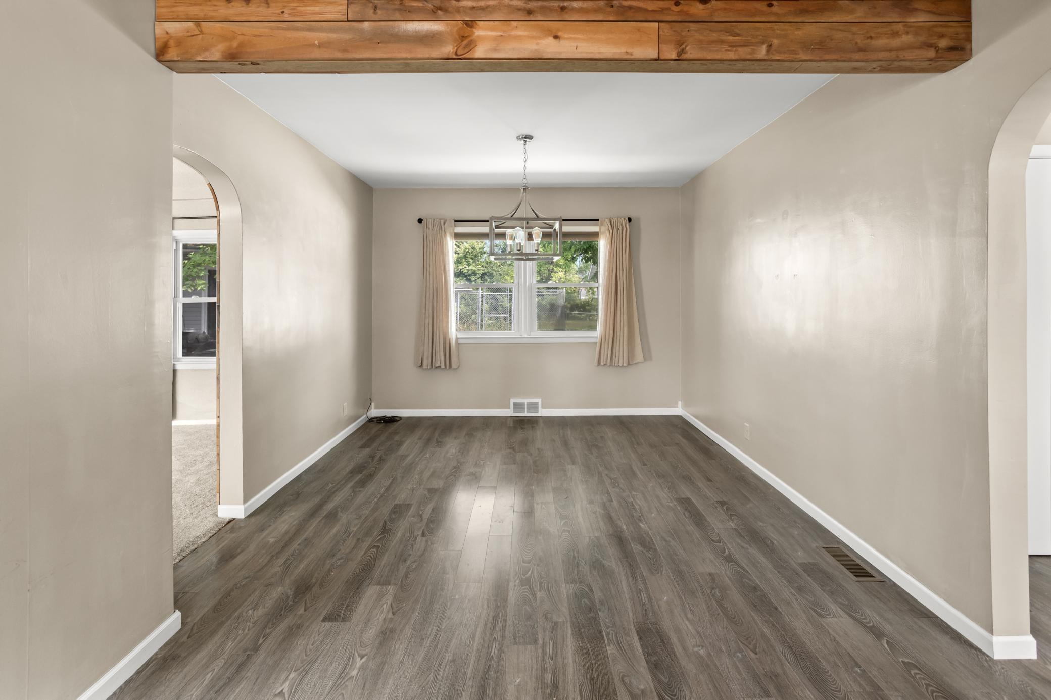 Dining area off kitchen
