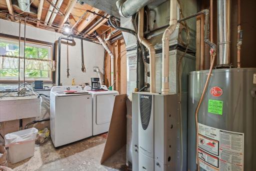 Laundry and mechanical room_6515 Fridley St NE