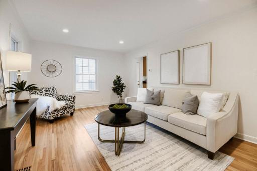 Fully Refreshed This Home Features Features Fresh Paint And Gleaming Hardwood Floors
