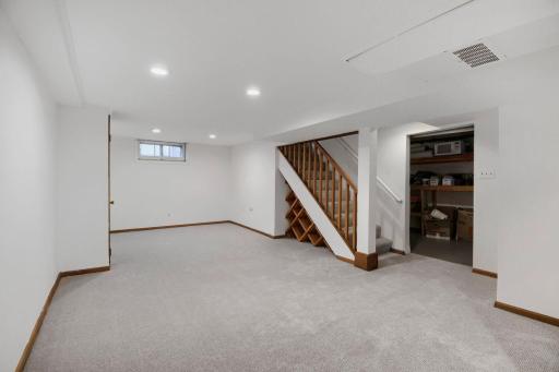 Lower Level Is Ready For You To Enjoy - Room For Another Bedroom, A Workout Area, and Features Plenty Of Storage
