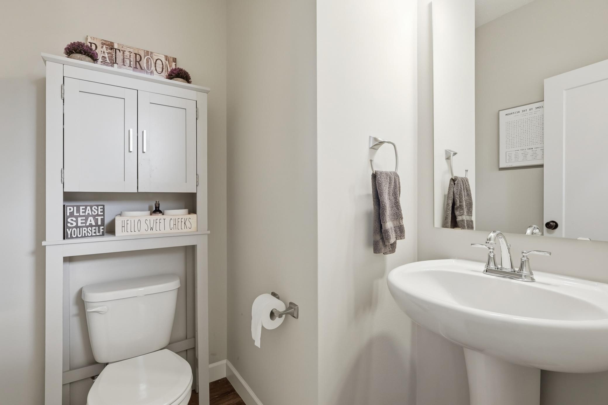 Half Bath on The Main Level