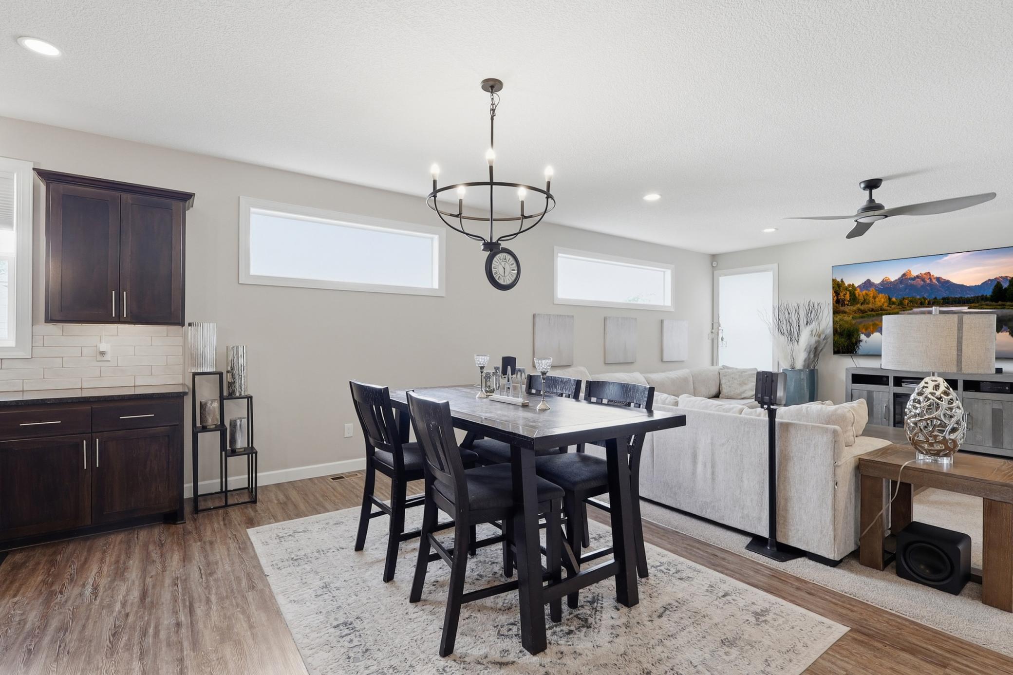 Bright Transom Windows Provide Bright Light All Year Round!