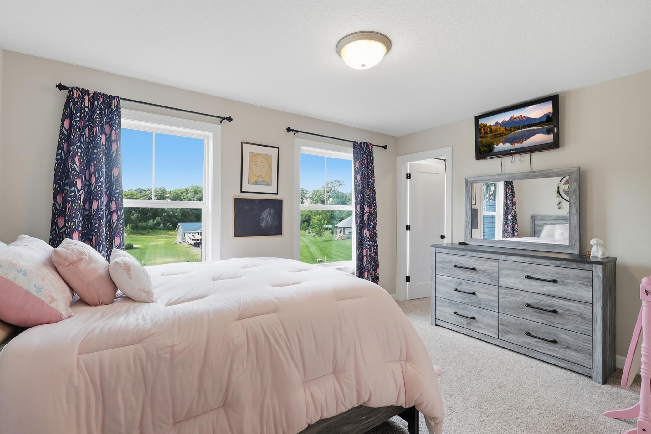 2nd Bedroom with Walk In Closet on Upper Level