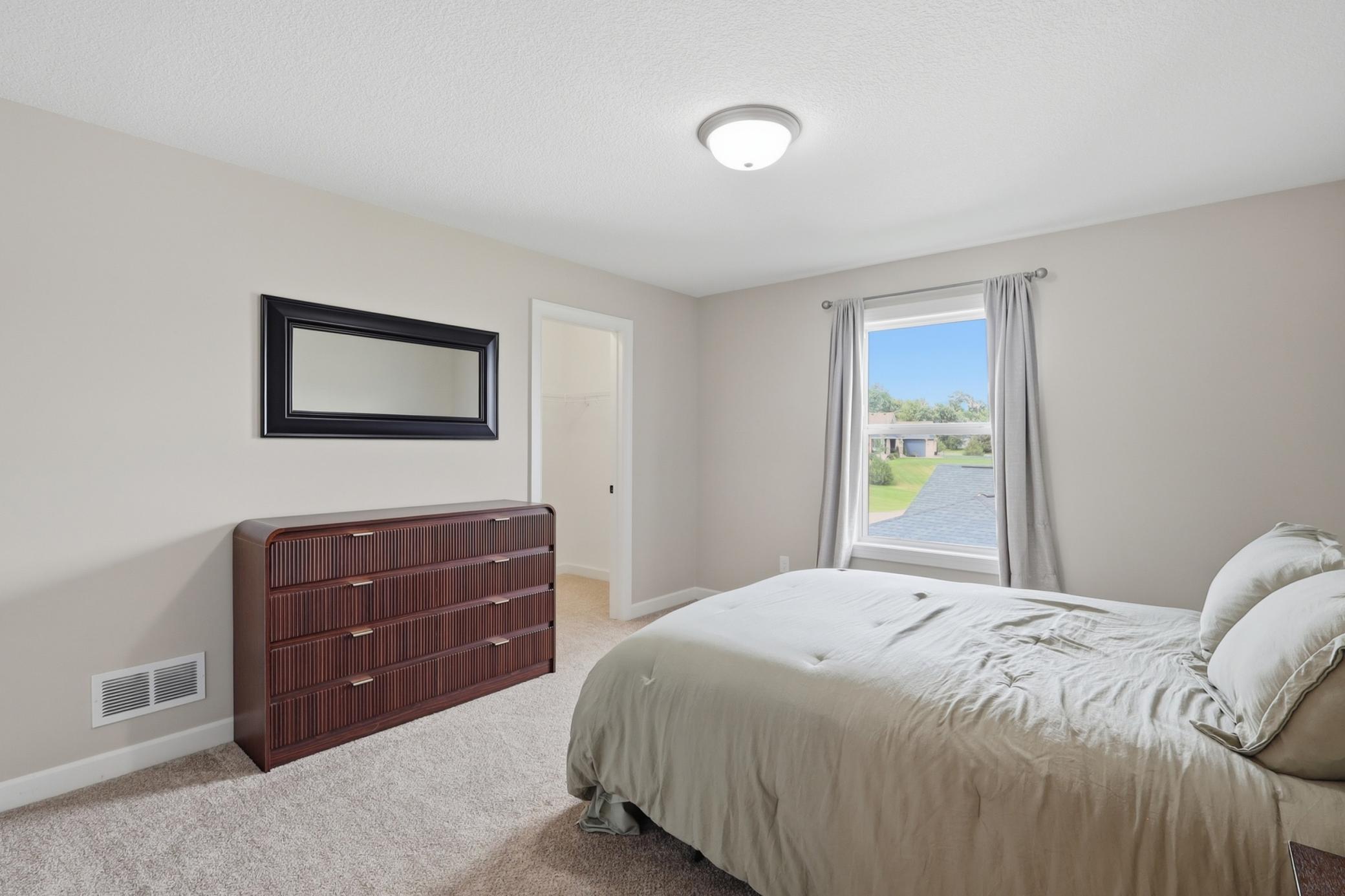 3rd Bedroom with Walk In Closet on Upper Level