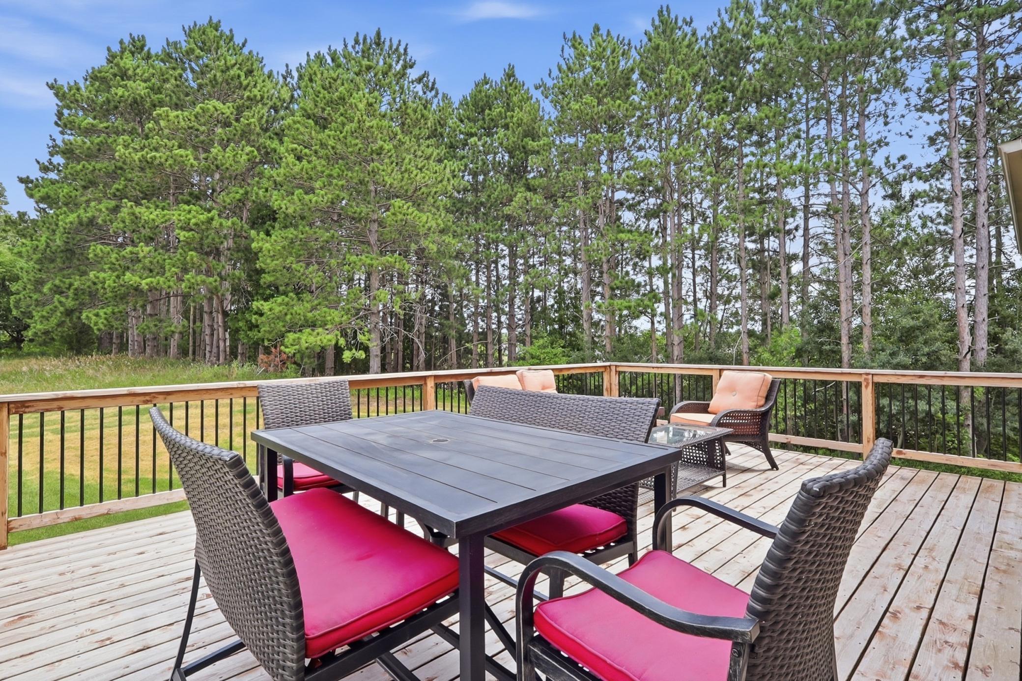 elax or entertain on the new deck added in 2022, offering the perfect space for summer barbecues, morning coffee, or taking in the peaceful surroundings.