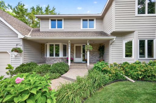 Gorgeous, well maintained gardens provide beauty all year long.