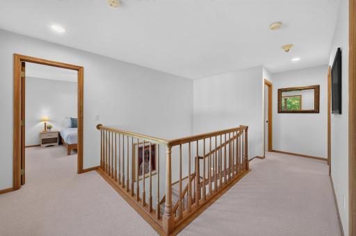 Open landing for the four upstairs bedrooms.