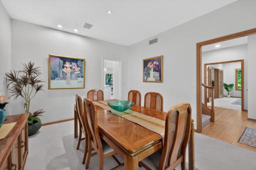 Spacious dining room for entertaining at the holidays!