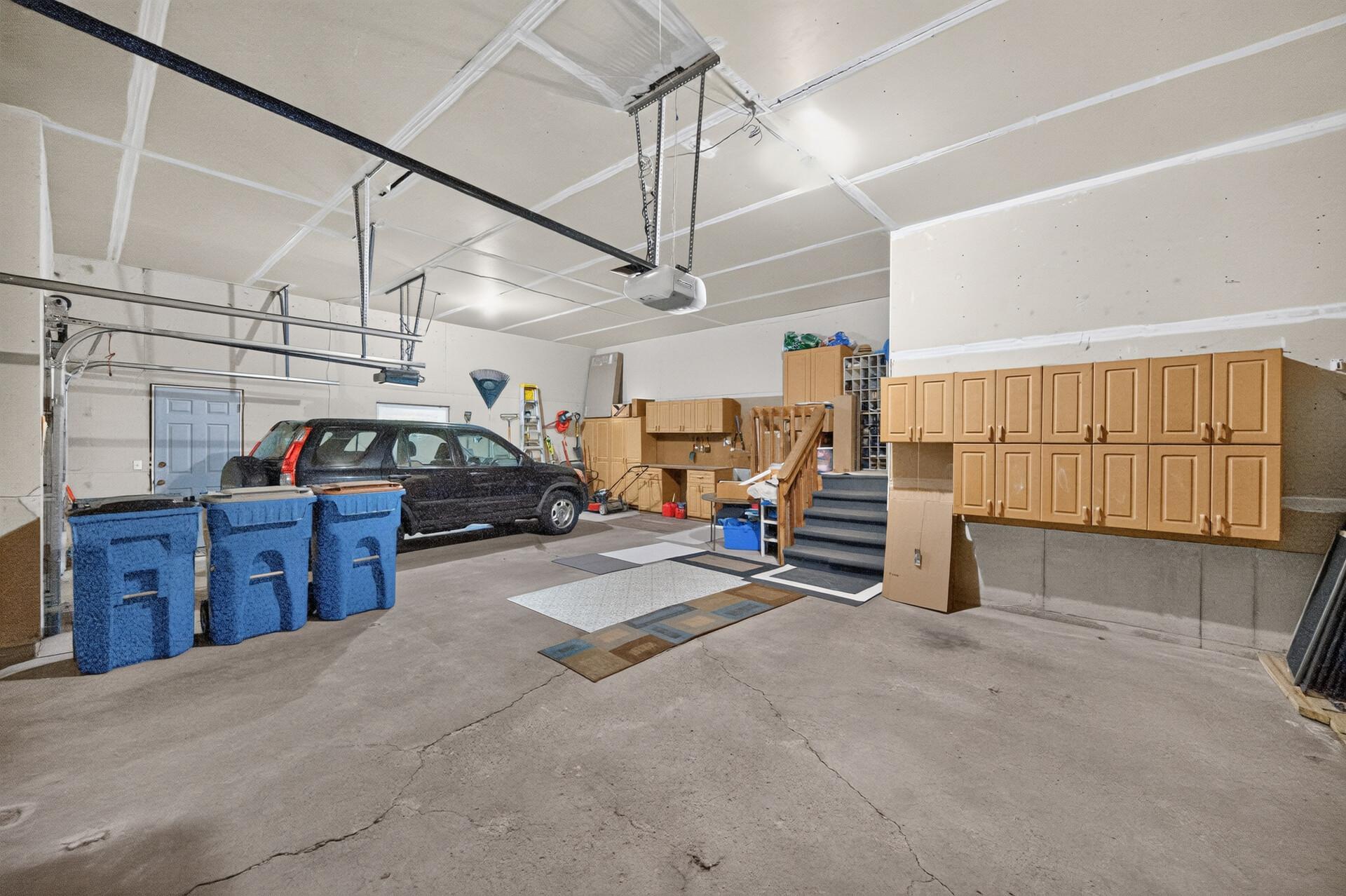Deep, clean and boasting storage units to organize your stuff.