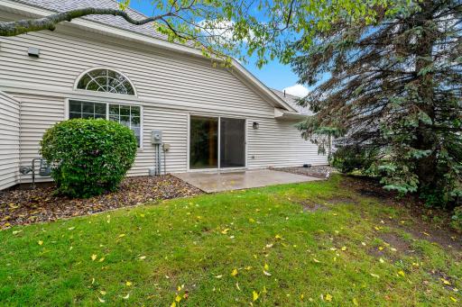 Spacious patio
