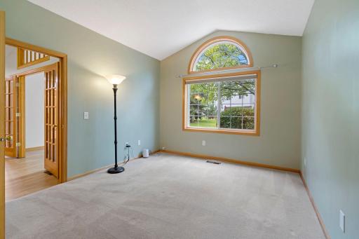 Primary bedroom with plenty of light