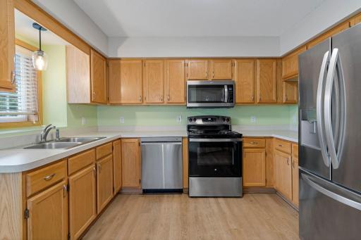 New stainless steel appliances!