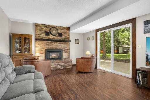 Direct patio access makes it easy to enjoy the backyard and extend your living space outdoors.