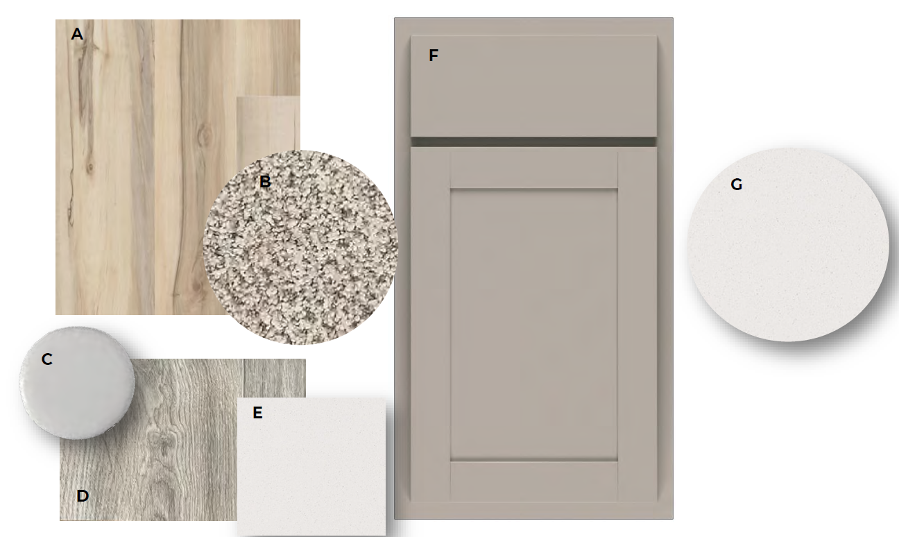 This home will include our designer inspired interior finish package inclusive of soft cry cabinets, white quartz countertops, stunning LVP flooring and more! Ask for details.