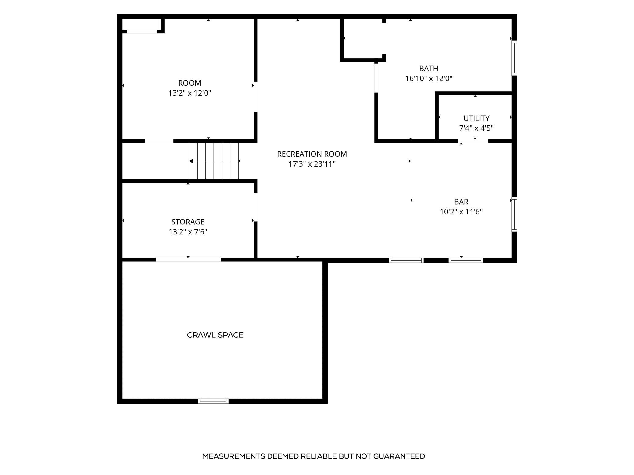 Basement - Note: "Bath" is Laundry Room