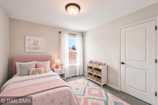 Virtually Staged - Bright secondary bedroom with plenty of usable space