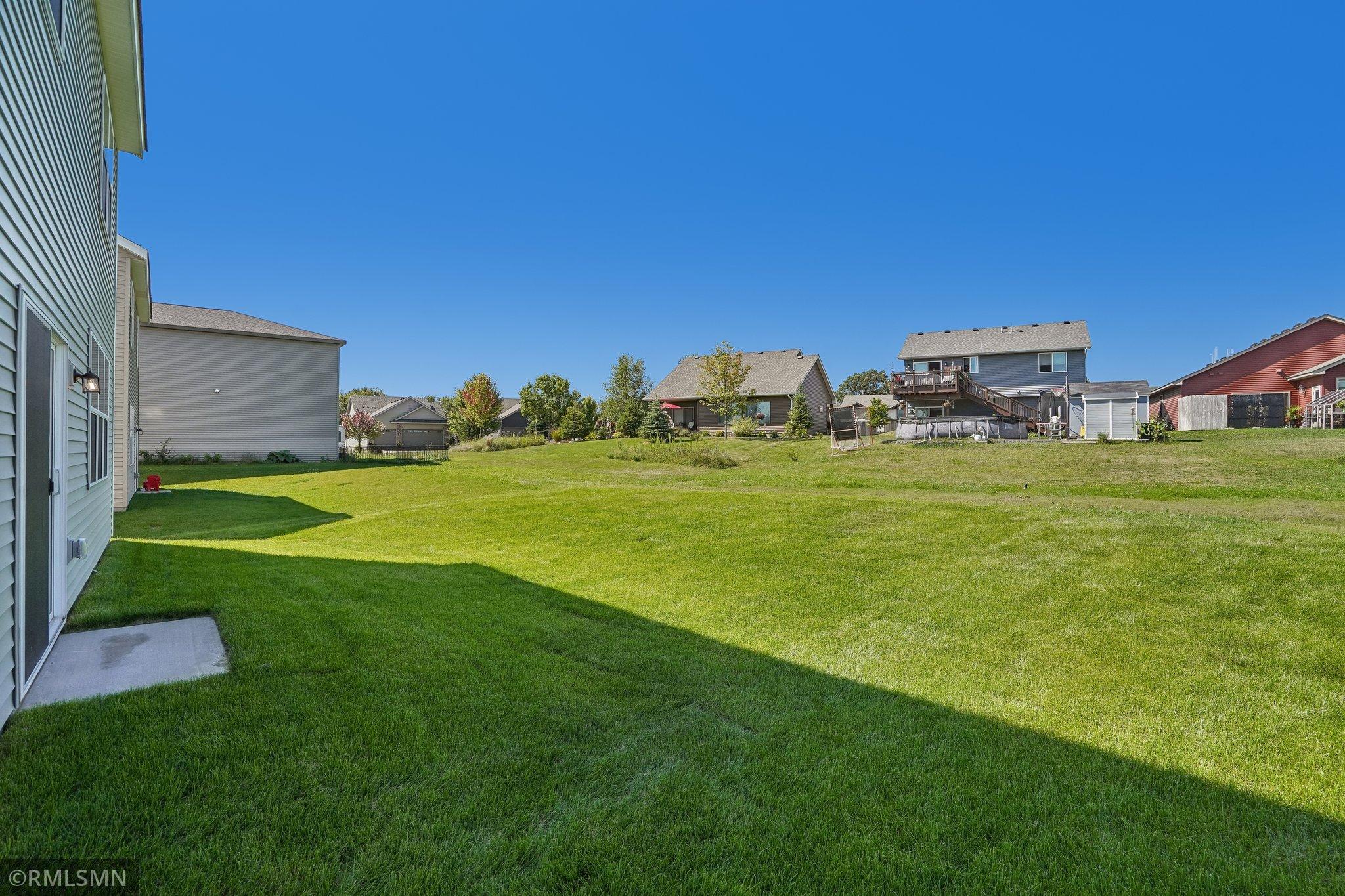 Backyard with plenty of room to enjoy the outdoors