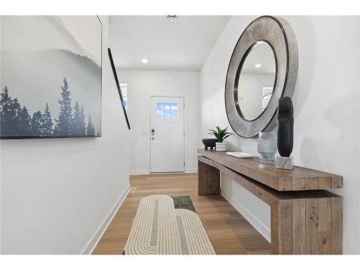Staged photos from model home prior to landlords building