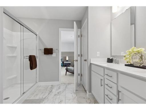 Staged photos from model home prior to landlords building