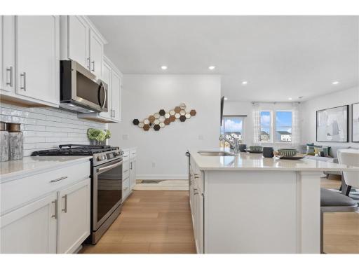 Staged photos from model home prior to landlords building