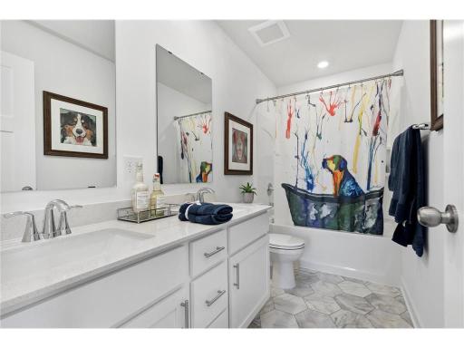 Staged photos from model home prior to landlords building