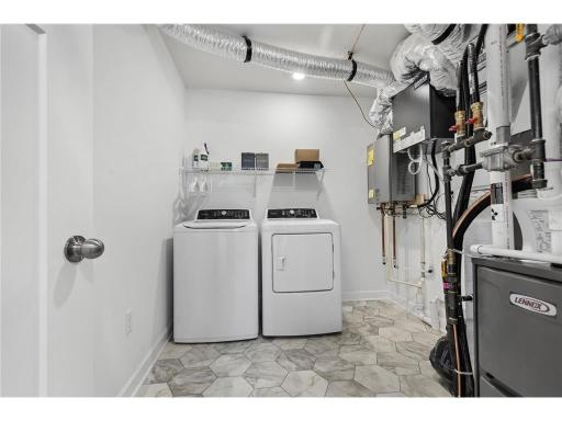 Upper level laundry