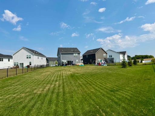 Huge flat yard