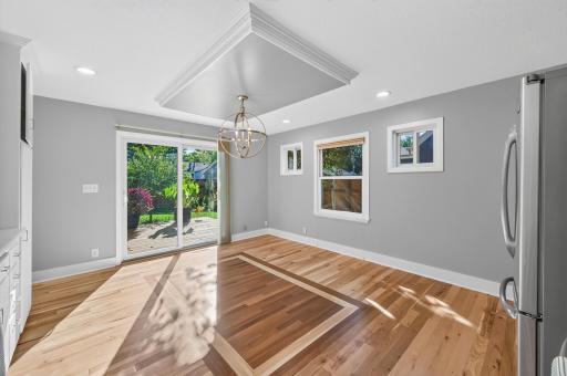 Refinished hardwood floors