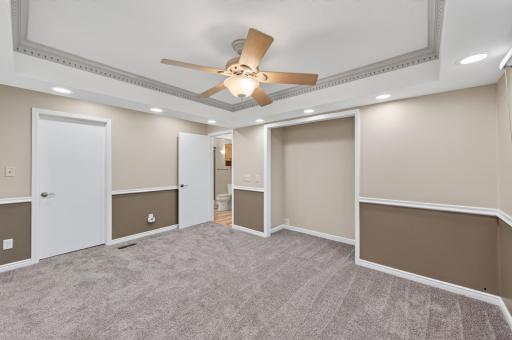 Another view of the primary bedroom