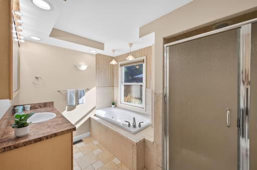 Separate tub/shower