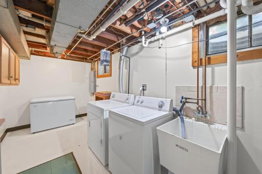 Laundry and storage area