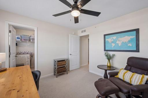 All the bedrooms are generous size with large closet space.