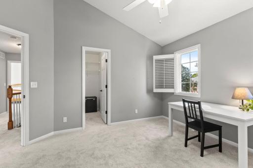 Walk in closets in second and third bedrooms
