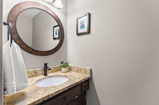Main floor half bath