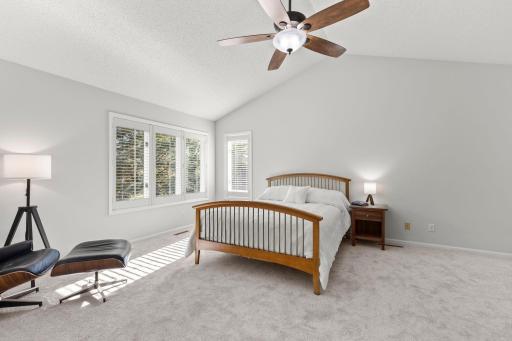 Huge vaulted primary suite