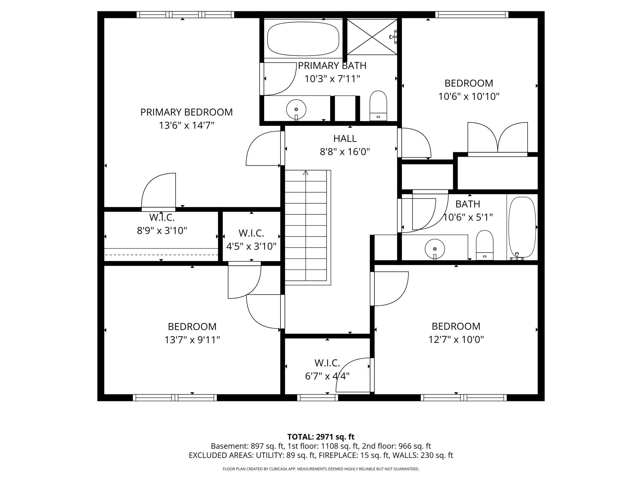 Upper Level Floorplan