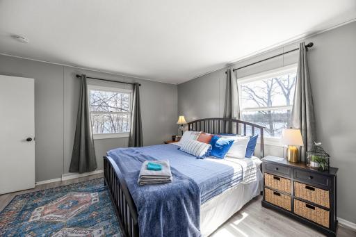 2 of 2 large sized bedrooms on the upper level- again plenty of space for your guests!