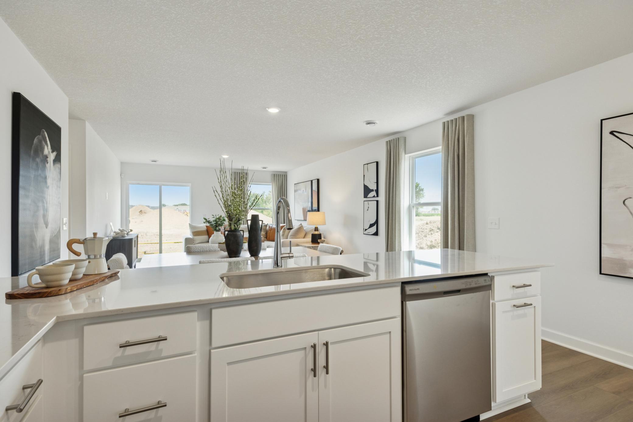 (Photo of a decorated model. Features and finishes will vary.) Plenty of natural lighting!