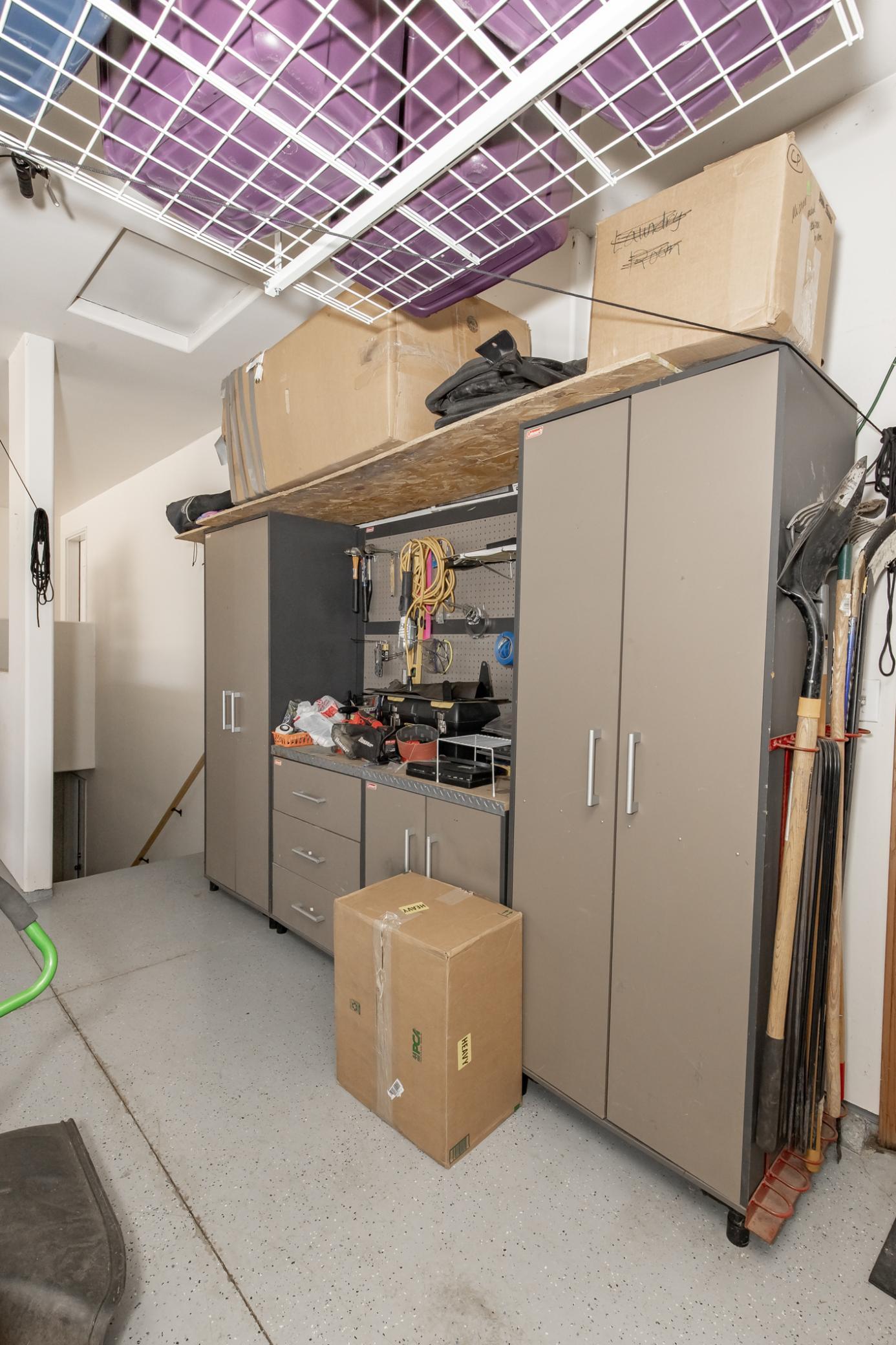 Garage Shelving - included in sale