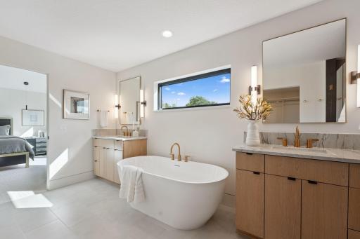Primary Bathroom Soaking Tub