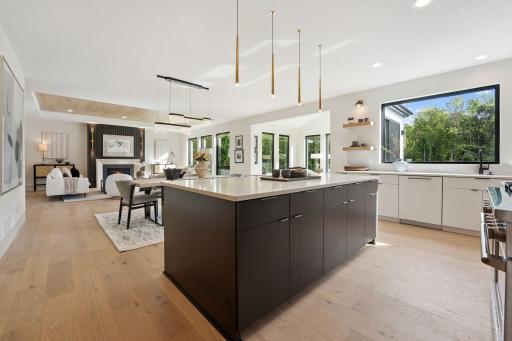 Kitchen Open to Great Room
