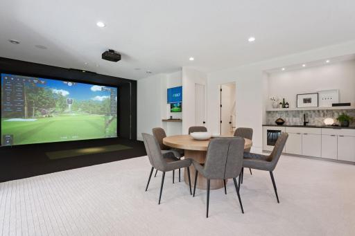Golf Simulator & Game Area
