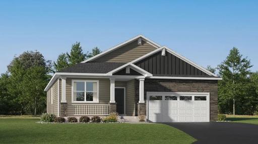 Photo for 5182 Long Pointe Bay, Woodbury, MN 55129 - listing #7129924 (Exterior rendering, actual home's finishes will vary.)