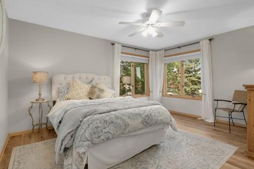 Primary suite with lots of natural light