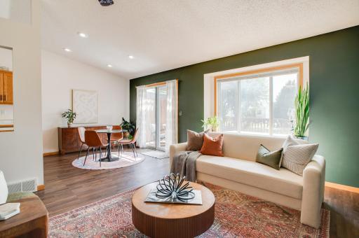 Lots of Natural light with big windows!
