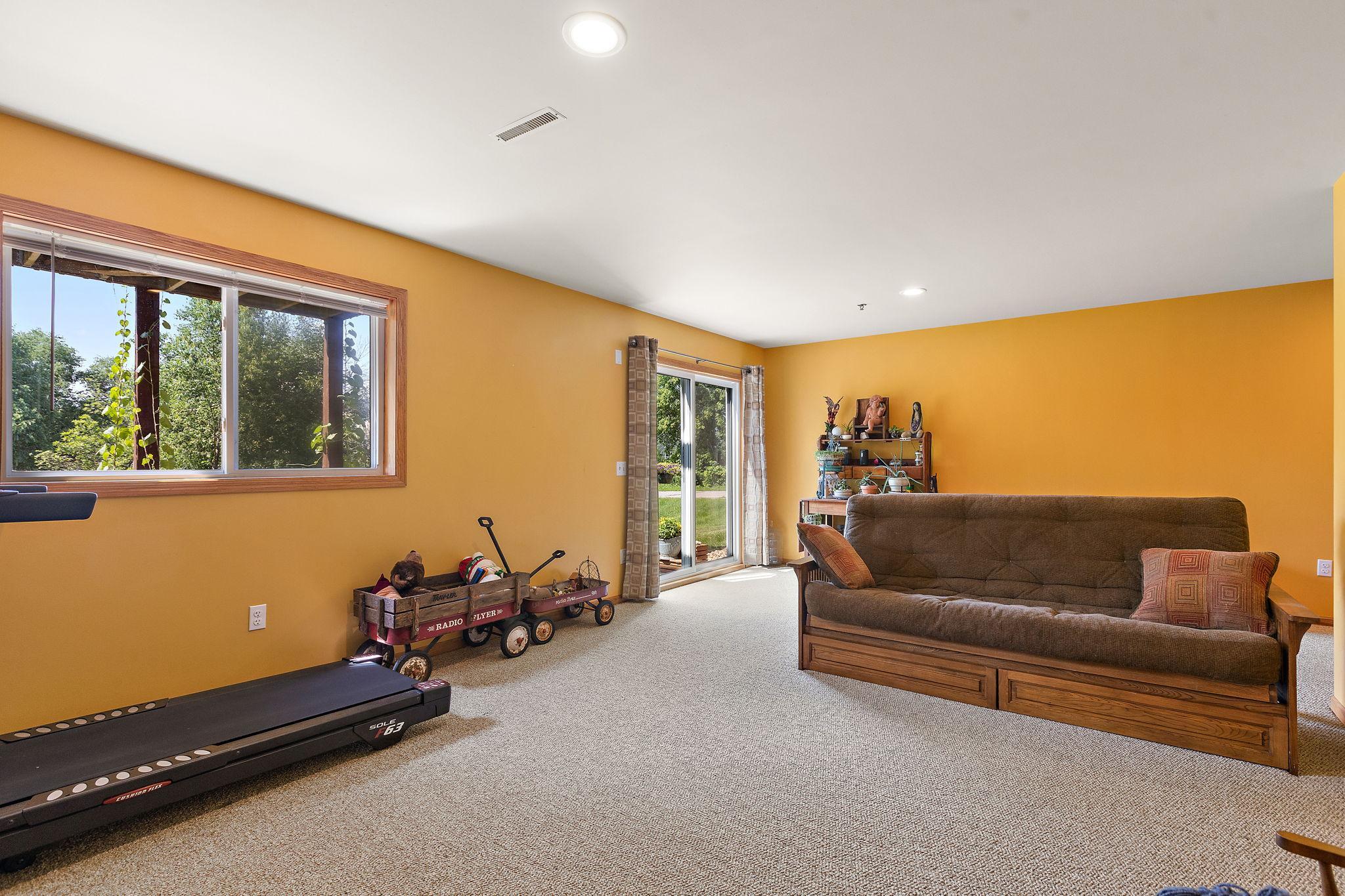 downstairs family room