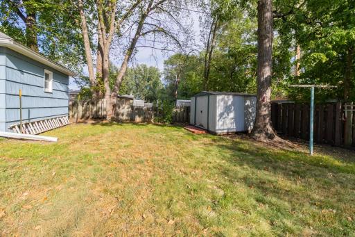 Shed stays with the home